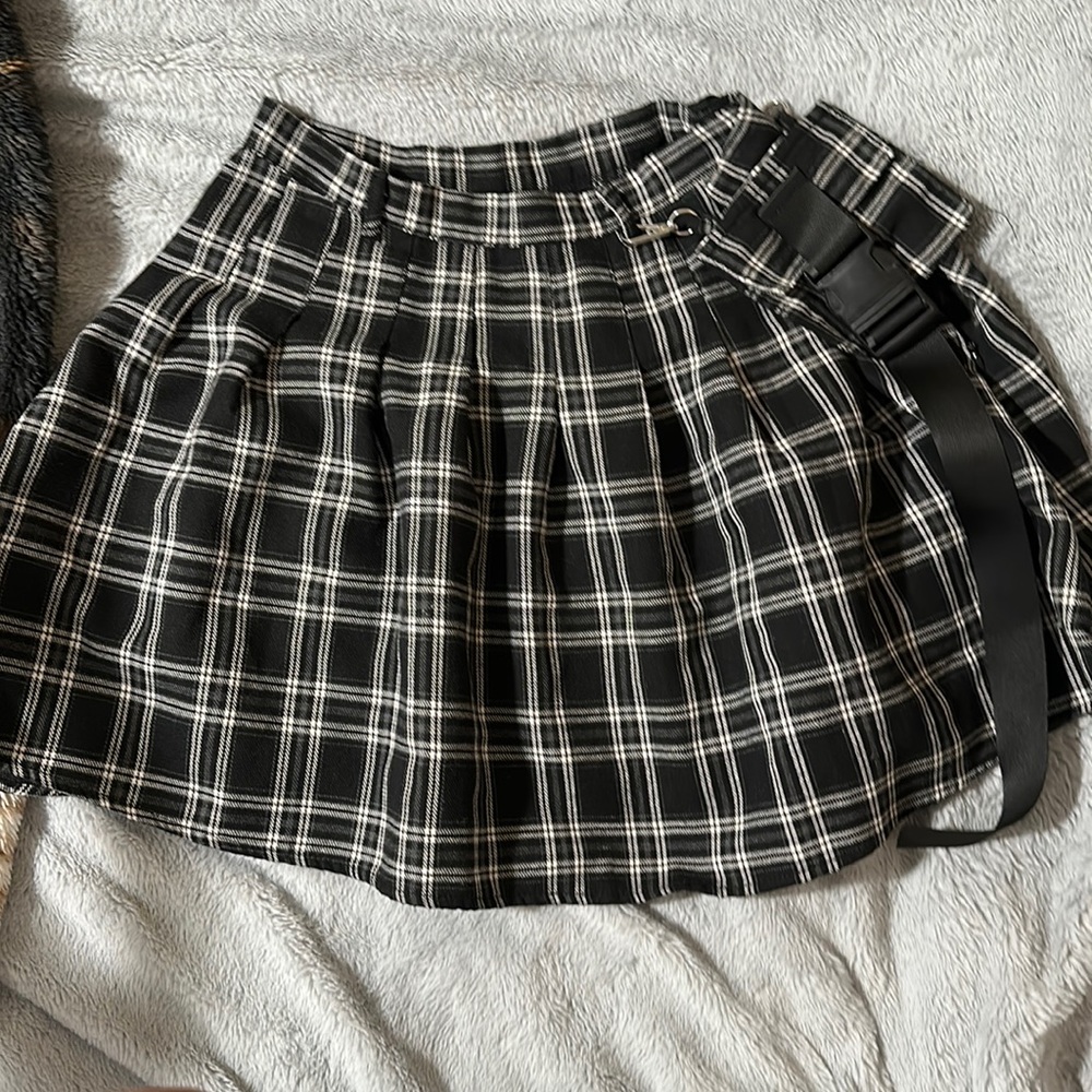 Black and white skirt